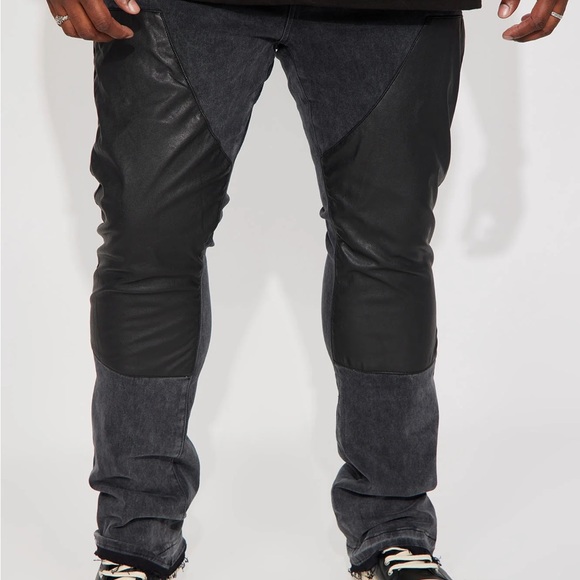 NWT!!! Mens stylish stacked skinny jeans; Sz 42W - Picture 6 of 8